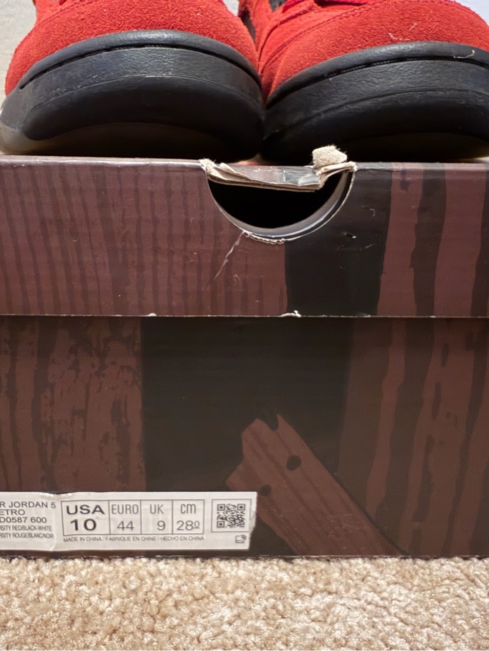 Jordan 5 Raging Bull - Picture 5 of 6